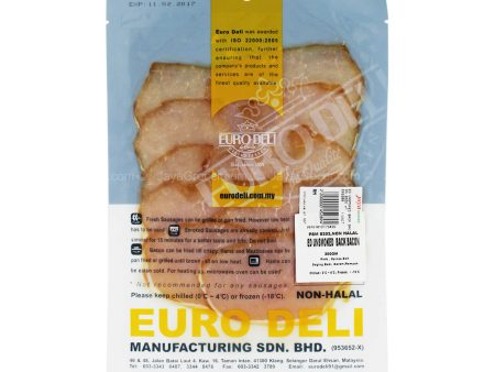 [NON-HALAL] Euro Deli Unsmoked Back Bacon Slices 200g Fashion