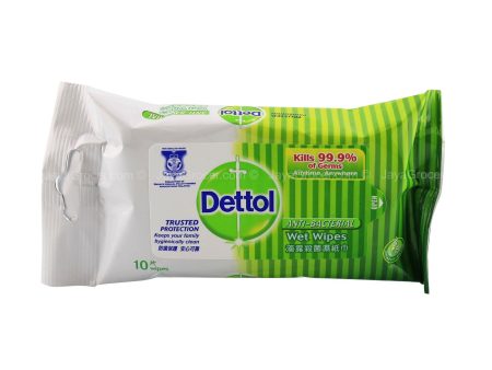 Dettol Antibacterial Wipes 10pcs pack For Discount