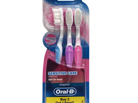 Oral-B Sensitive Care Soft on Gums Toothbrush 2+1pcs Discount