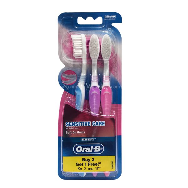 Oral-B Sensitive Care Soft on Gums Toothbrush 2+1pcs Discount