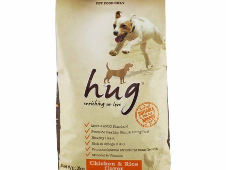 Hug Chicken & Rice Flavor Dog Food 2kg For Cheap