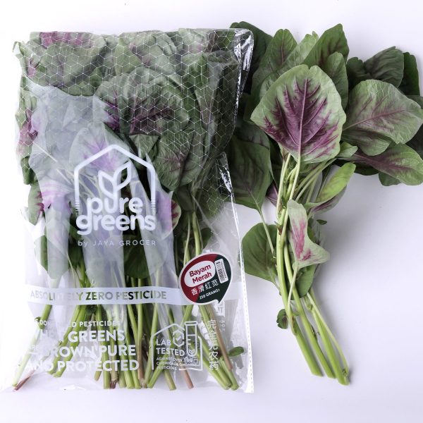 Pure Green Red Spinach (Malaysia) 250g on Sale