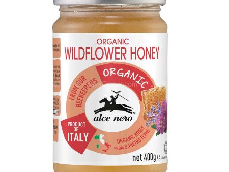 Alce Nero Organic Wild Flower Honey 400g Online