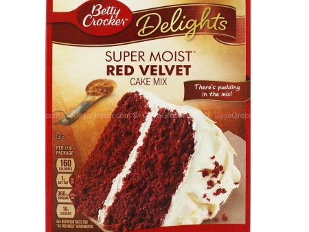 Betty Crocker Super Moist Red Velvet Cake Mix 432g Discount