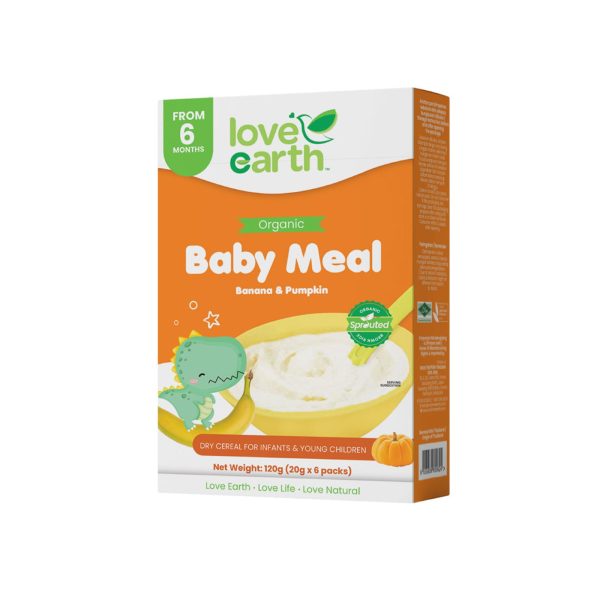 Love Earth Baby Meal Banana & Pumpkin 120g Online now