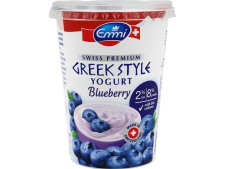 Emmi Greek Style Yogurt Blueberry 450g Supply