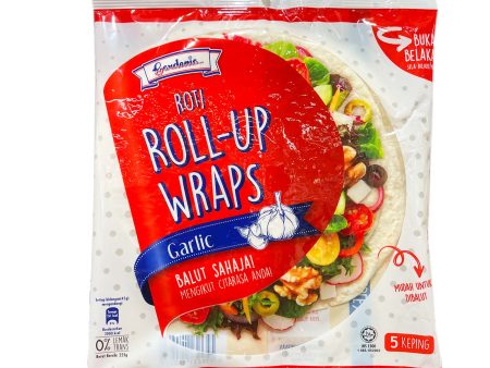 Gardenia Roll-Up Garlic Wraps 1pack Online now