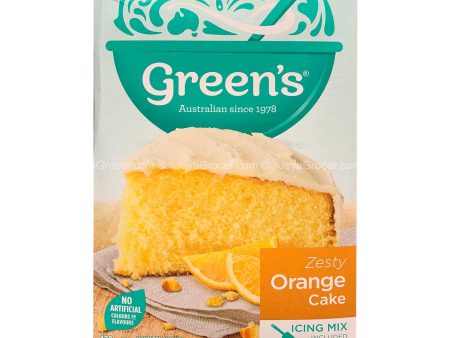 Green’s Zesty Orange Cake Mix 470g For Cheap