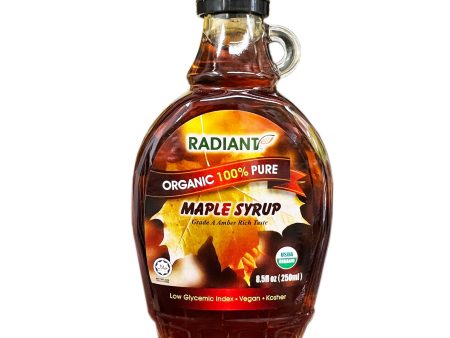 Radiant Organic 100% Pure Maple Syrup 236ml on Sale