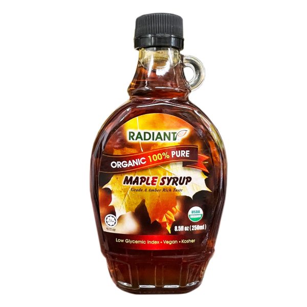 Radiant Organic 100% Pure Maple Syrup 236ml on Sale