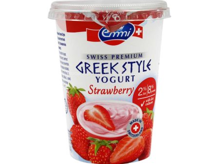 Emmi Greek Style Strawberry Yogurt 450g Hot on Sale