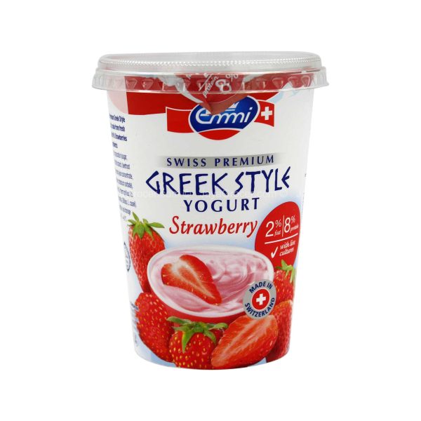 Emmi Greek Style Strawberry Yogurt 450g Hot on Sale