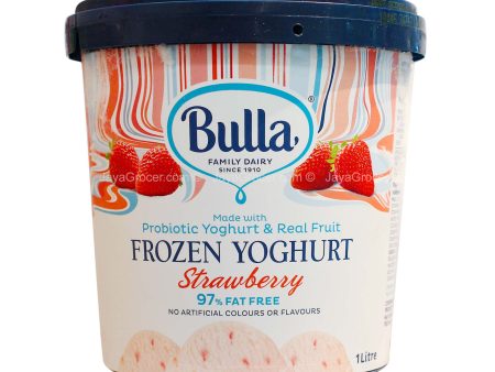 Bulla Strawberry Frozen Yogurt 1L Online Hot Sale