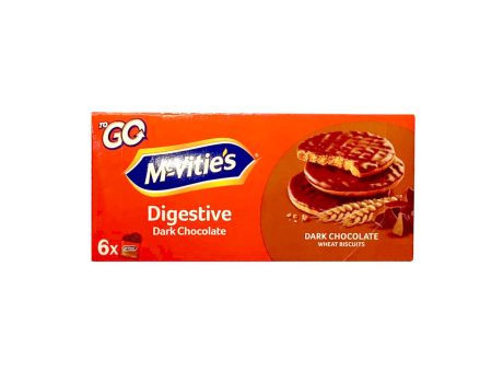 McVitie s Dark Chocolate Digestive To Go Biscuit 33.3g x 6 Online