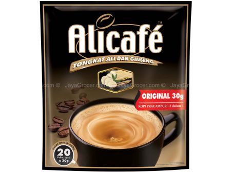 Alicafe Tongkat Ali Ginseng Premix Coffee 30g x 20 on Sale