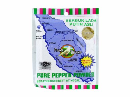 Peace Brand Pure Pepper Powder 40g on Sale