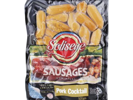 [NON-HALAL] Solisege Pork Cocktail Sausages 500g Hot on Sale