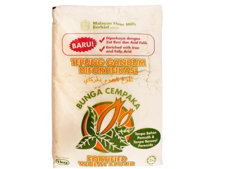 MFM BUNGA CEMPAKA FORTIFIED FLOUR 1KG *1 For Discount