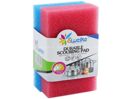 Aiweike Durable Scouring Pad 2pcs on Sale