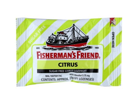 Lofthouse s Fisherman s Friend Sugar Free Citrus Lozenges 25g For Discount