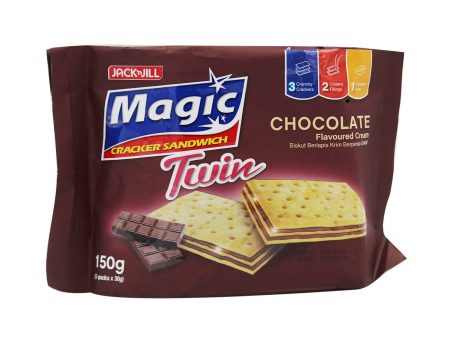 Jack ‘n Jill Magic Twin Chocolate Cracker Sandwich 150g Cheap