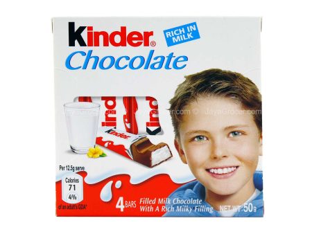 Kinder Chocolate Bars 50g Fashion