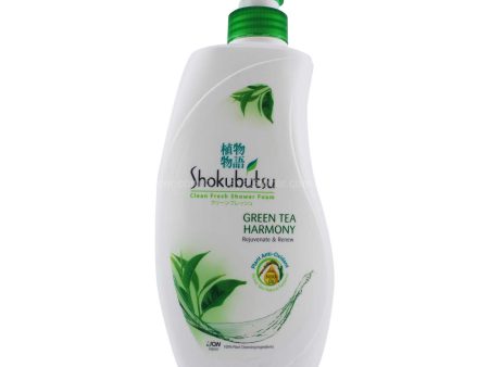 Shokubutsu Green Tea Harmony Clean Fresh Shower Foam 650ml Sale