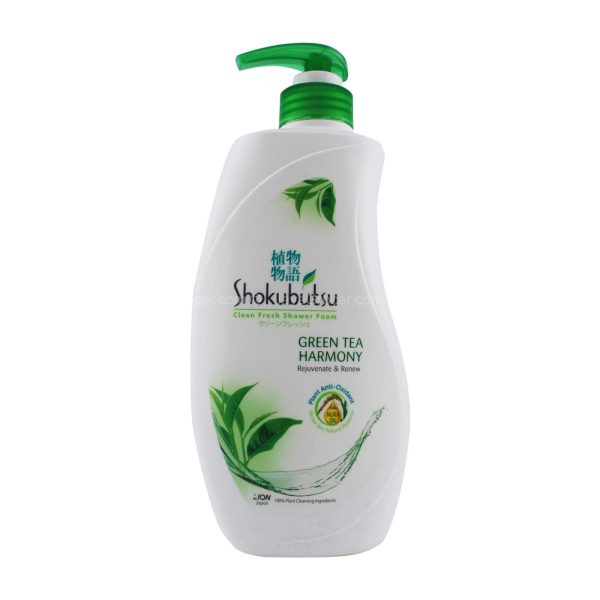 Shokubutsu Green Tea Harmony Clean Fresh Shower Foam 650ml Sale