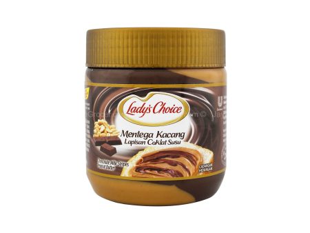 Ladys Choice Chocolate Milk Stripe Peanut Butter 350g Fashion