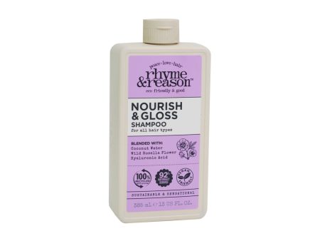 Rhyme & Reason Nourish & Gloss Hair Shampoo 385ml For Cheap