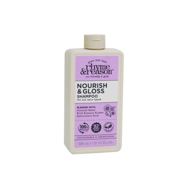 Rhyme & Reason Nourish & Gloss Hair Shampoo 385ml For Cheap