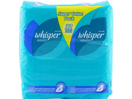 WHISPER HEAVY FLOW & OVERNIGHT1X2X16S*1 Cheap