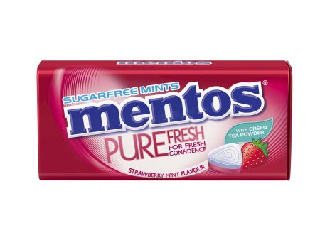 Mentos Pure Fresh Strawberry Mint Flavor Candy 35g Online Sale