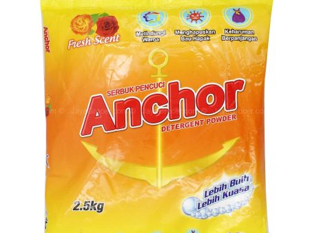 Anchor Detergent Powder Fresh Scent 2.5kg For Sale