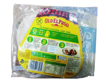 El Paso Gluten Free Tortillas 216g Fashion