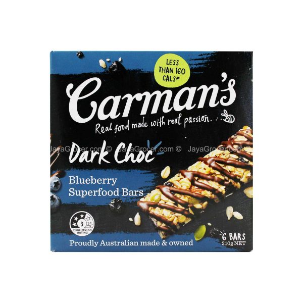 CARMANS D CHOC B BERRY,SEED,N BAR 210G*1 Hot on Sale