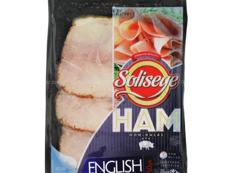 [NON-HALAL] Solisege English Roasted Ham Slices 150g Sale