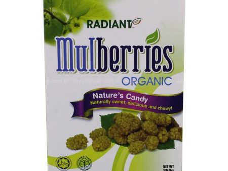 Radiant Whole Food Organic Mulberries 250g Supply