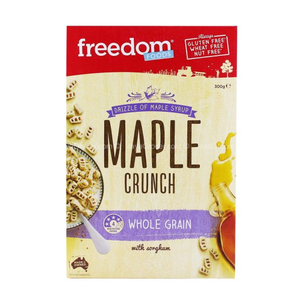 Freedom Foods Whole Grain Maple Crunch with Sorghum 300g Online now