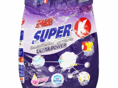 Kuat Harimau Super Clean Detergent Powder Lavender Scent 2.5kg Fashion