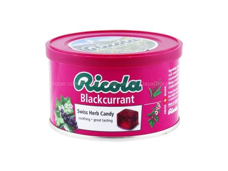 Ricola Blackcurrant Swiss Herb Lozenges Candy 100g Online Hot Sale