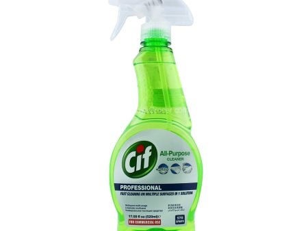 CIF PROFESSIONAL  ALL PURPOSE CLR 520ML Hot on Sale