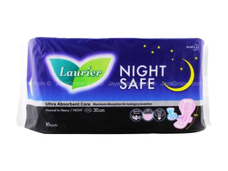 Laurier Night Safe Wing Pad 30cm x 16pads Online Hot Sale