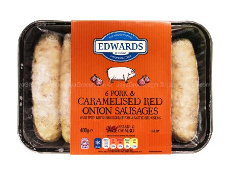 [NON-HALAL] Edwards Caramelise Onion Sausages 400g Fashion