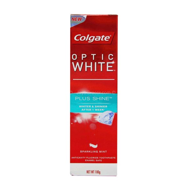 Colgate Toothpaste Optic White Plus Shine 100g For Discount