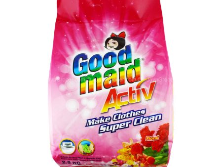 Goodmaid Activ Powder Detergent Floral 2.5kg Hot on Sale