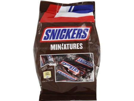 Snickers Miniatures Chocolate 150g Online now