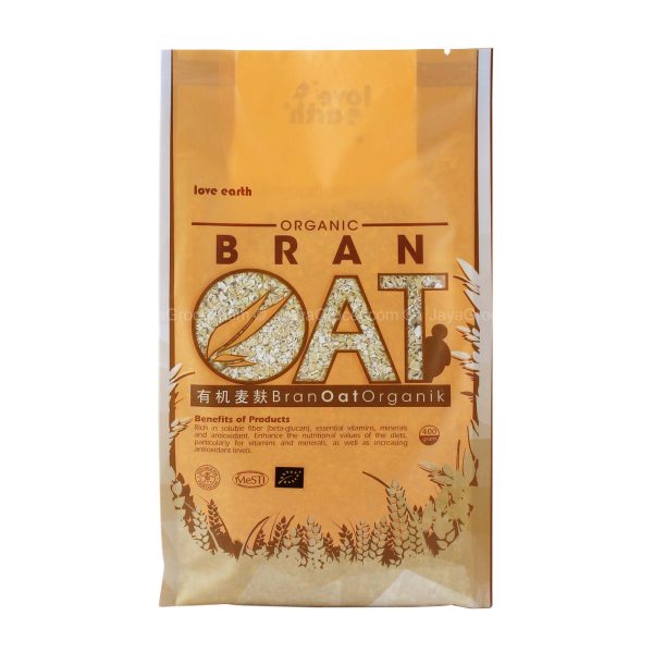 Love Earth Organic Oat Bran 400g For Discount