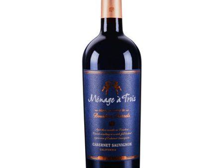 Menage A Trois Cabernet Sauvignon Bourbon Barrel 750ML For Discount