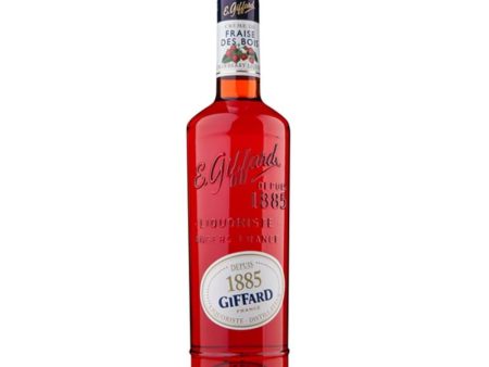 Giffard Liqueurs Crème de Fraise des bois (Wild strawberry) - 750ML Hot on Sale